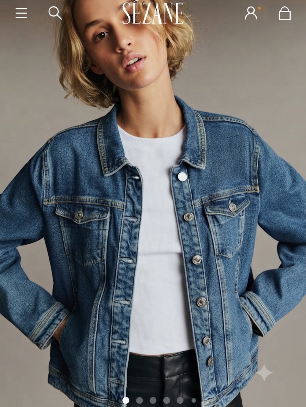 Sezáne Wilfrield Jacket size S Blue